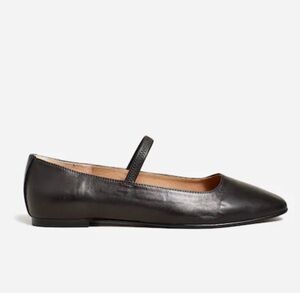 Madewell Black Leather Flats
